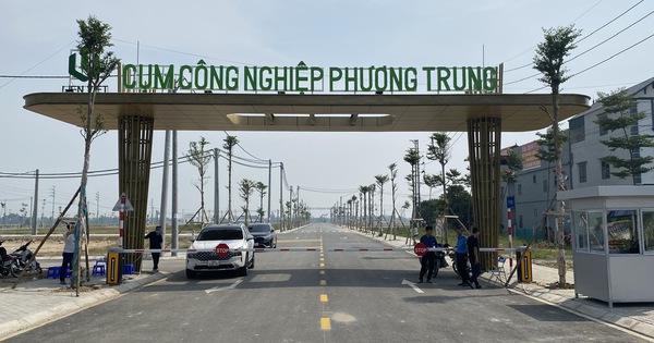 Cụm công nghiệp Phương Trung- cụm công nghiệp xanh- sạch- hiện đại - Ảnh 1.