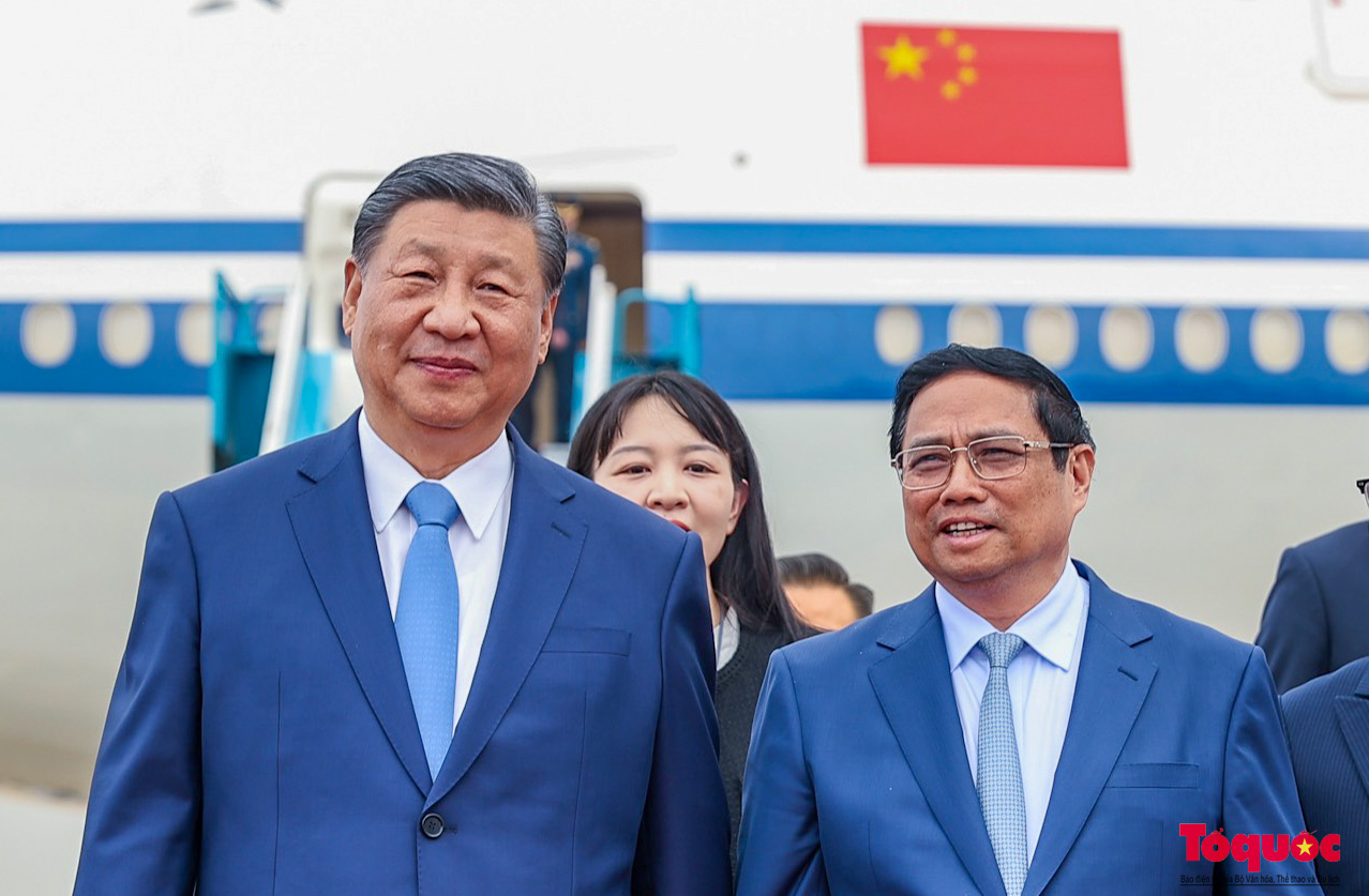 Tổng Bí thư - Chủ tịch nước Trung Quốc Tập Cận Bình và phu nhân đến Hà Nội, bắt đầu thăm Việt Nam - Ảnh 6.