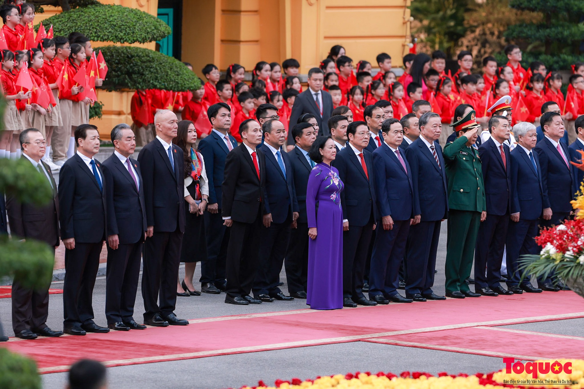 Tổng Bí thư Nguyễn Phú Trọng chủ trì lễ đón Tổng Bí thư, Chủ tịch Trung Quốc Tập Cận Bình - Ảnh 17.