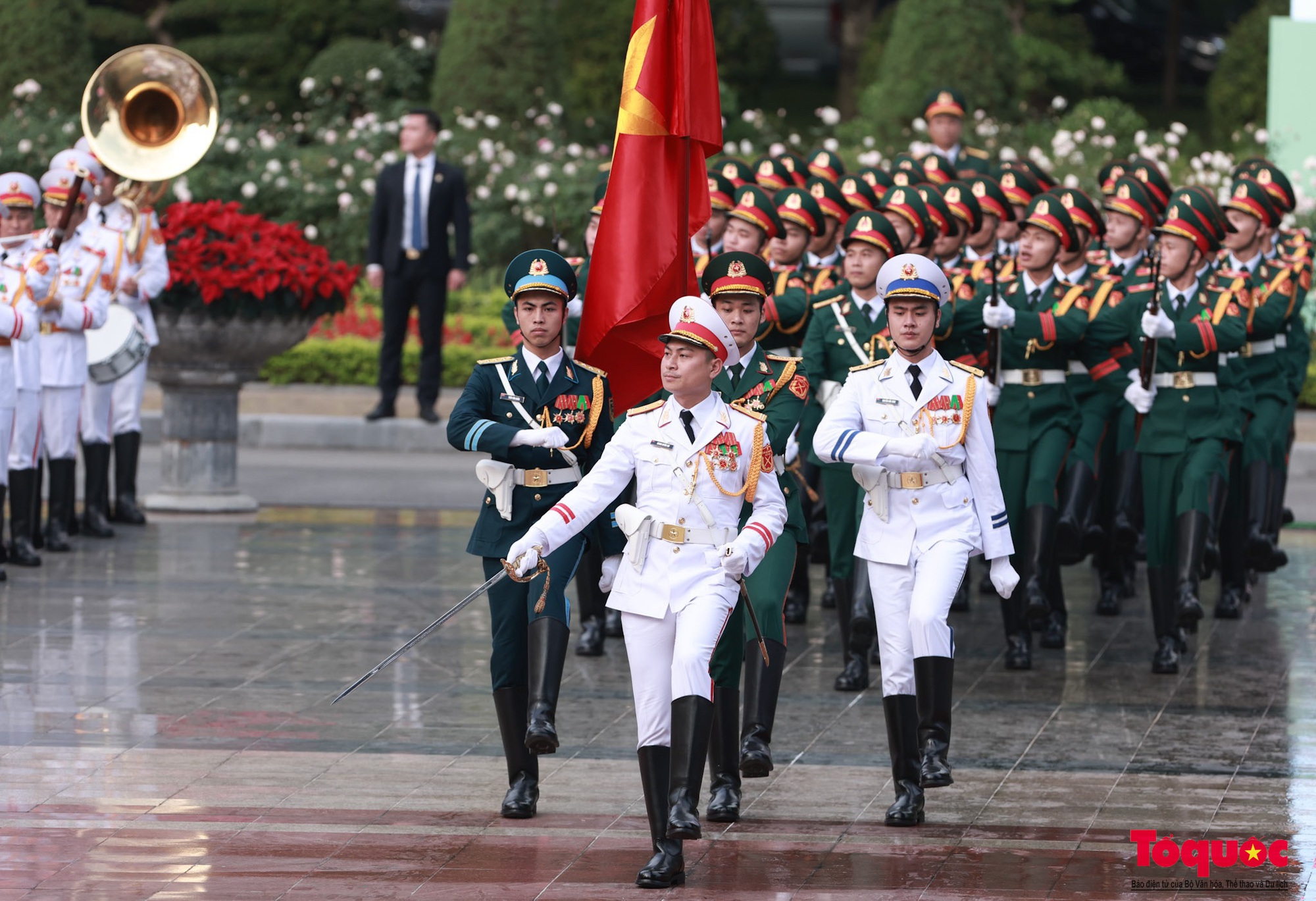 Tổng Bí thư Nguyễn Phú Trọng chủ trì lễ đón Tổng Bí thư, Chủ tịch Trung Quốc Tập Cận Bình - Ảnh 18.