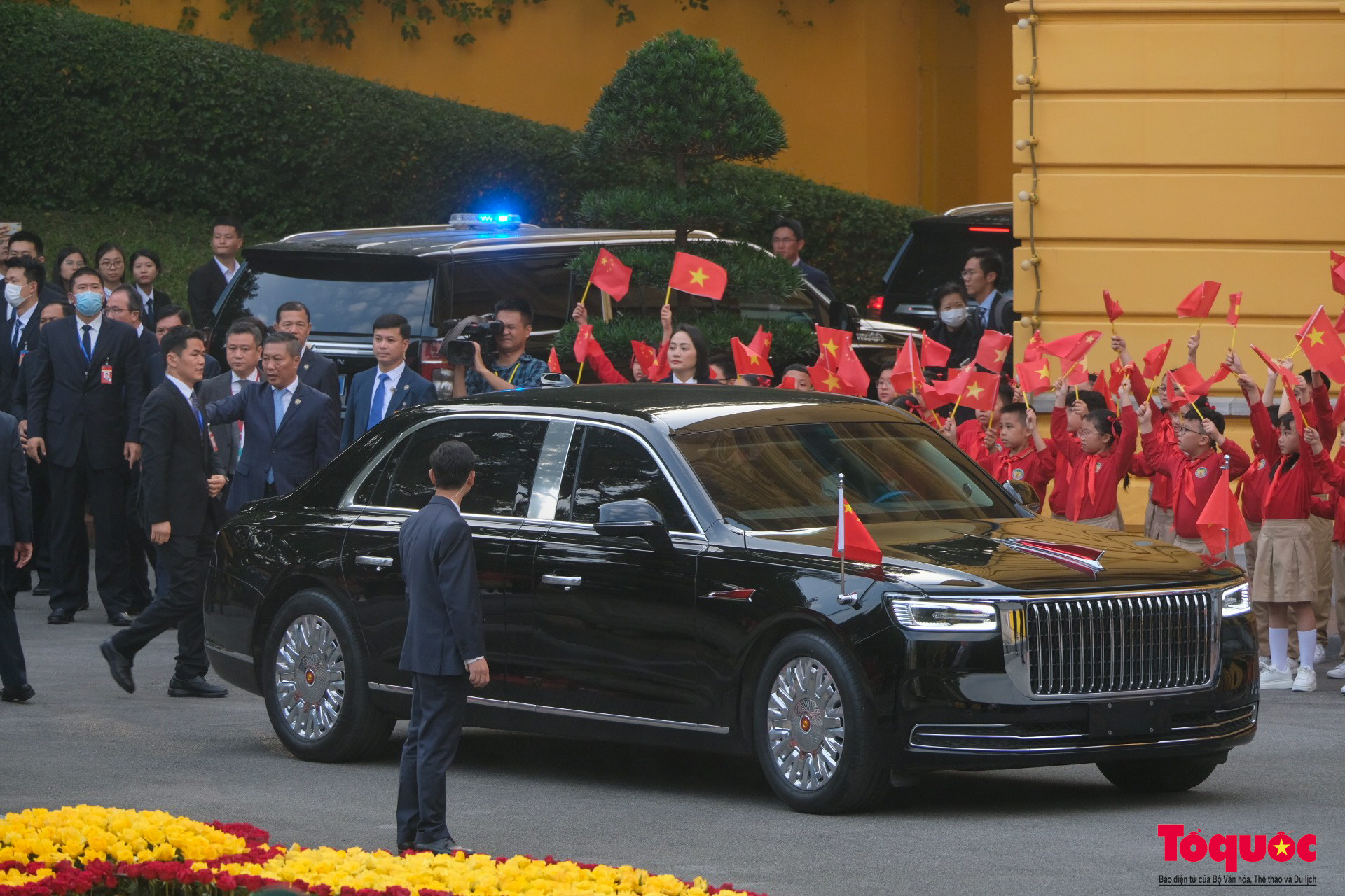 Tổng Bí thư Nguyễn Phú Trọng chủ trì lễ đón Tổng Bí thư, Chủ tịch Trung Quốc Tập Cận Bình - Ảnh 8.