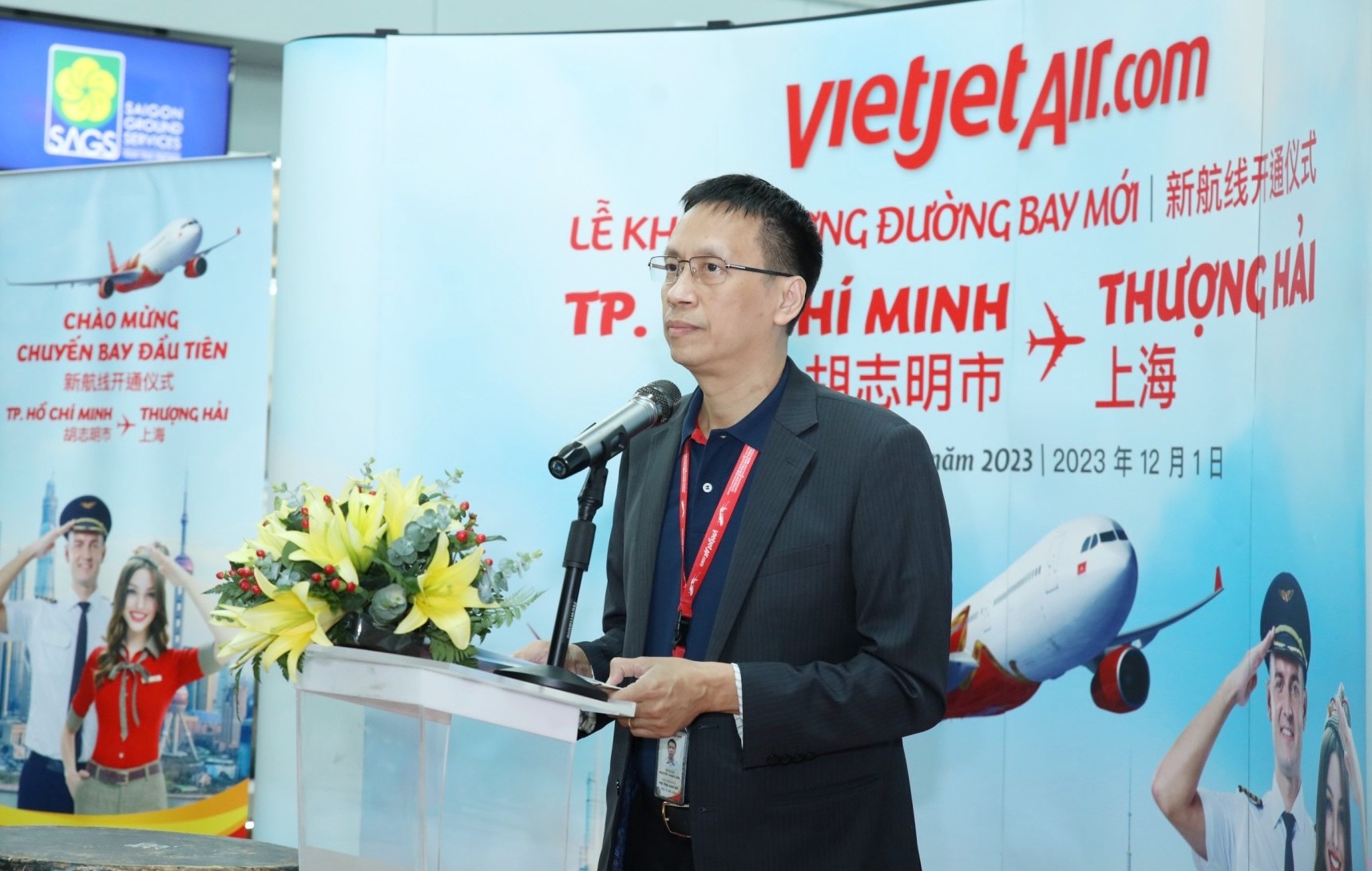 Tin vui: Vietjet vừa khai trương đường bay thẳng giữa Thượng Hải và TP. Hồ Chí Minh - Ảnh 1.
