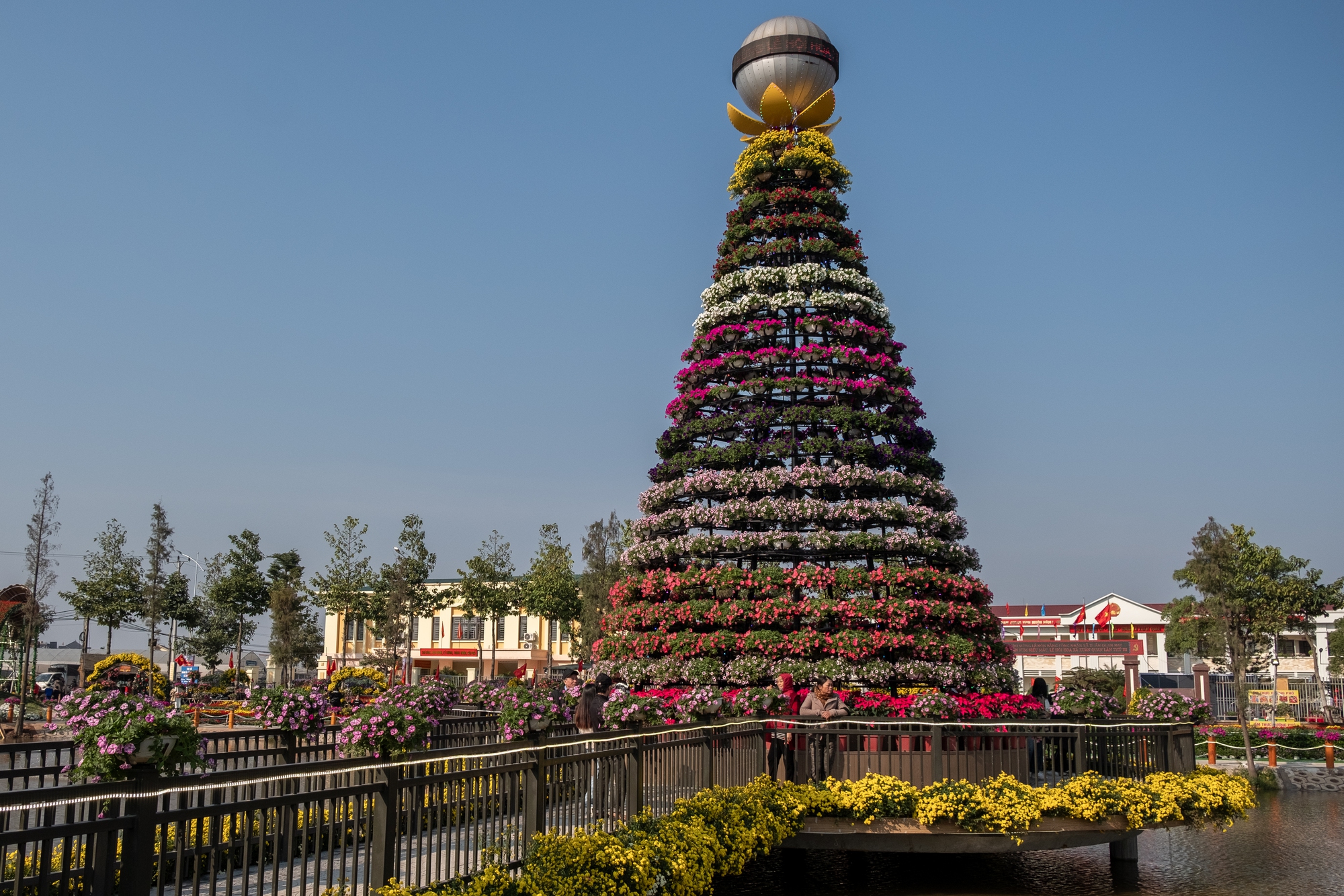 Lễ hội hoa Xuân Quan thu hút đông đảo du khách đến chiêm ngưỡng - Ảnh 2.