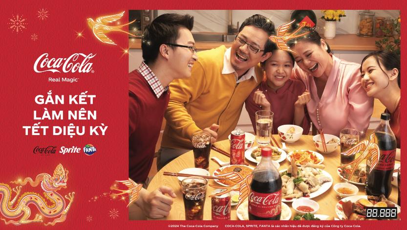 Coca-Cola lan tỏa thông điệp “Gắn kết làm nên Tết diệu kỳ&quot; trong chiến dịch Tết 2024 - Ảnh 3.