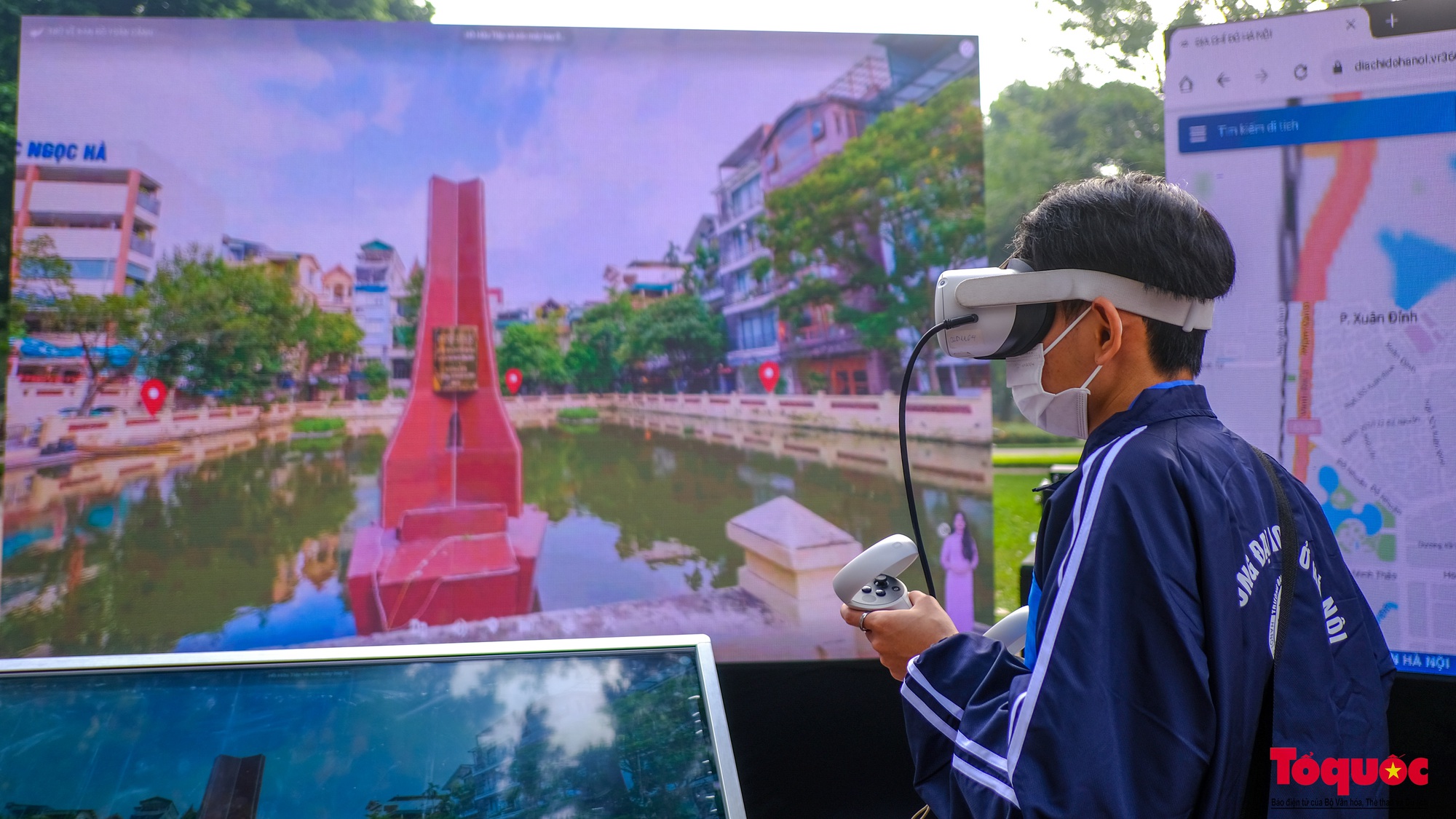 Du học sinh nước ngoài thích thú trải nghiệm khám phá “địa chỉ đỏ” bằng thực tế ảo VR360 - Ảnh 8.