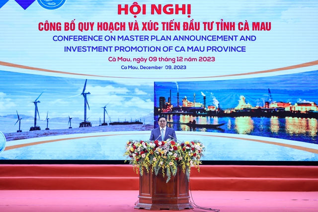 Thủ tướng dự Hội nghị công bố quy hoạch và xúc tiến đầu tư tỉnh Cà Mau - Ảnh 2.