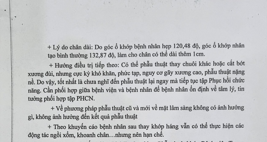 Sau ca phẫu thuật khớp háng, nữ bệnh nhân đau đớn vì chân dài hơn 4cm - Ảnh 3.