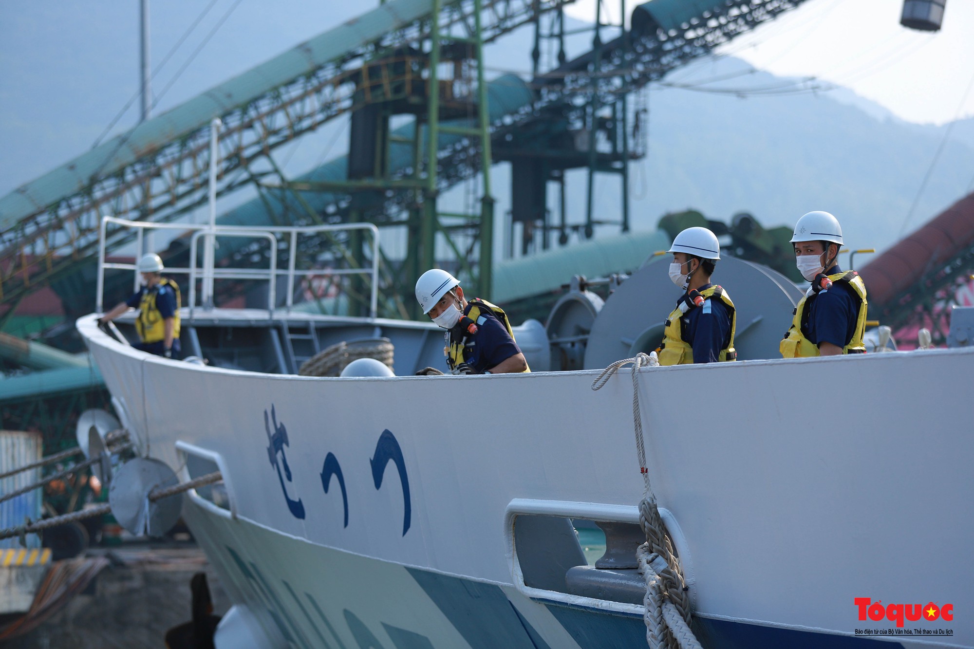 Hình ảnh tàu bảo vệ bờ biển Nhật Bản đến Đà Nẵng - Ảnh 5.