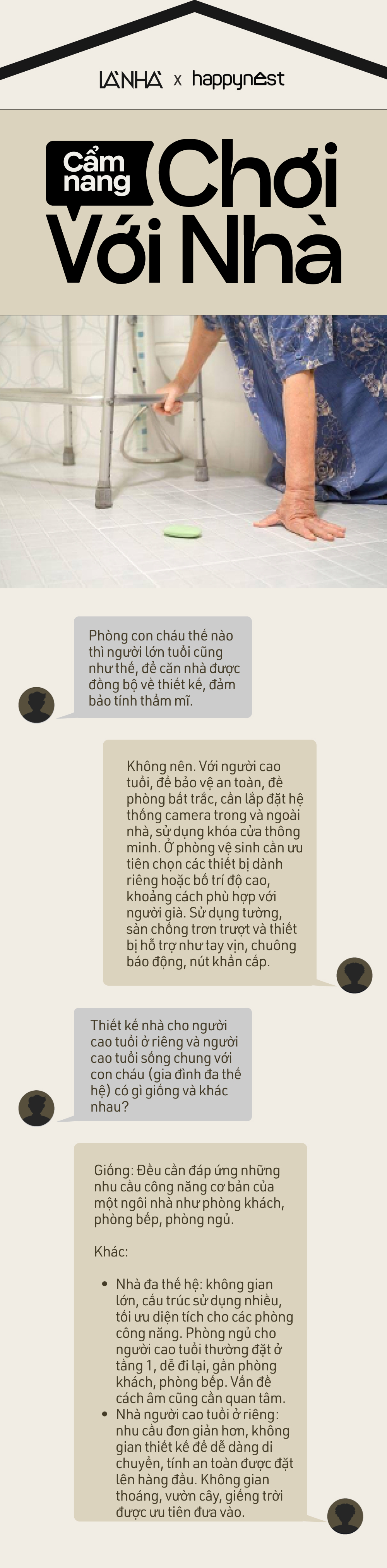 Thiết kế nhà cho người cao tuổi và những lỗi thường gặp, kiến trúc sư nói thế nào?  - Ảnh 3.