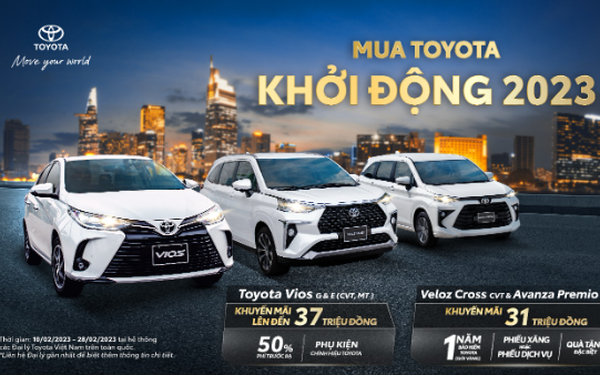 Hệ thống đại lý Toyota tung ưu đãi lớn cho 3 dòng xe chiến lược trong tháng 2/2023 - Ảnh 1.