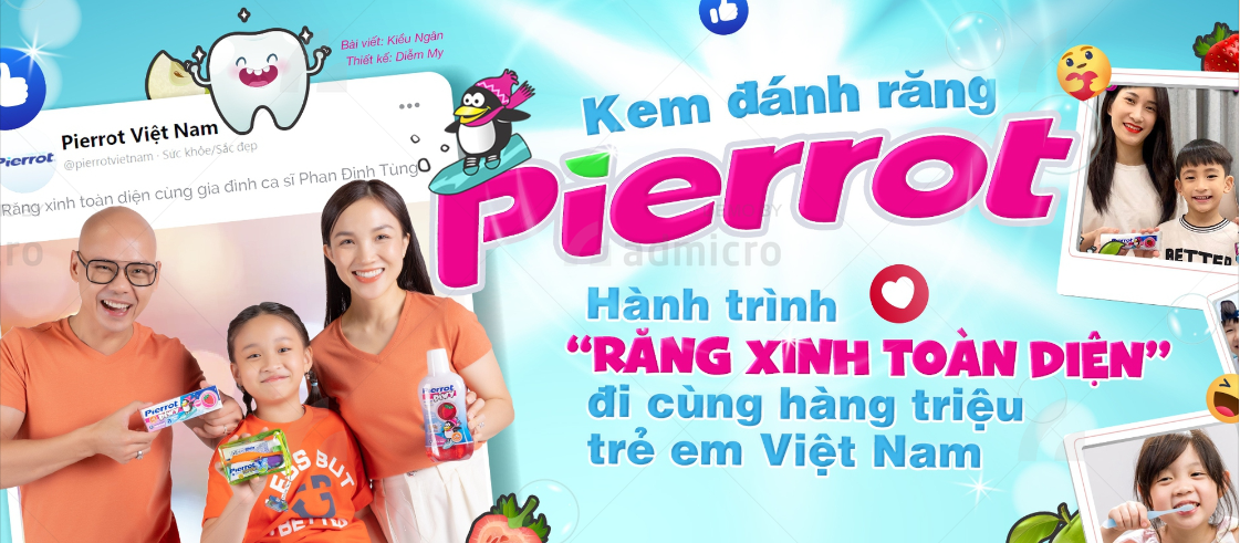 Kem đánh răng Pierrot - Hành trình “Răng xinh toàn diện” đi cùng hàng triệu trẻ em Việt Nam - Ảnh 1.