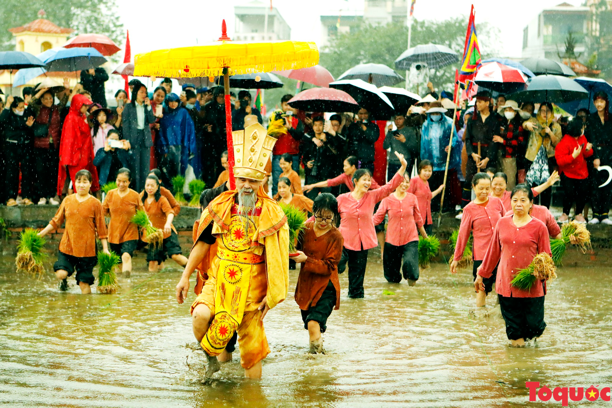 Phú Thọ độc đáo Lễ hội Vua Hùng dạy dân cấy lúa - Ảnh 17.