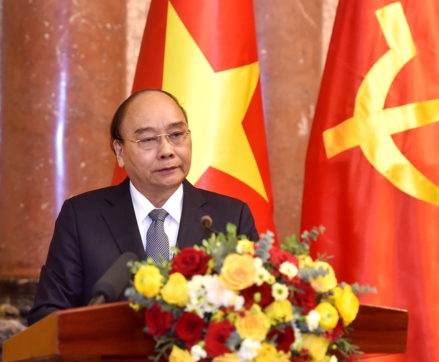 Nguyên Chủ tịch nước Nguyễn Xuân Phúc bàn giao công tác - Ảnh 2.