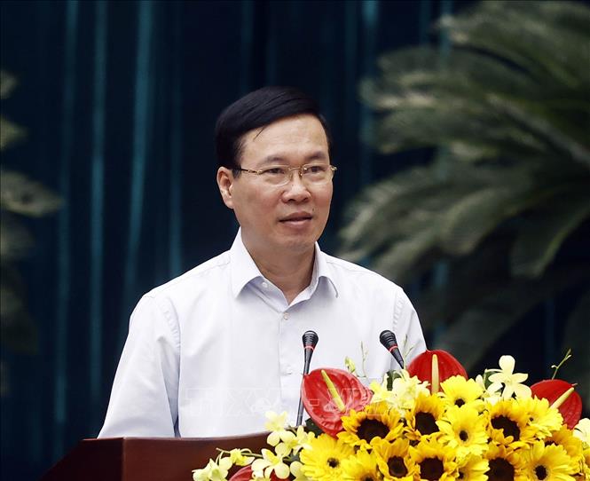 Chủ tịch nước: TP Hồ Chí Minh tiếp tục quán triệt, thực hiện hiệu quả Nghị quyết Trung ương 8 Khóa XI - Ảnh 2.