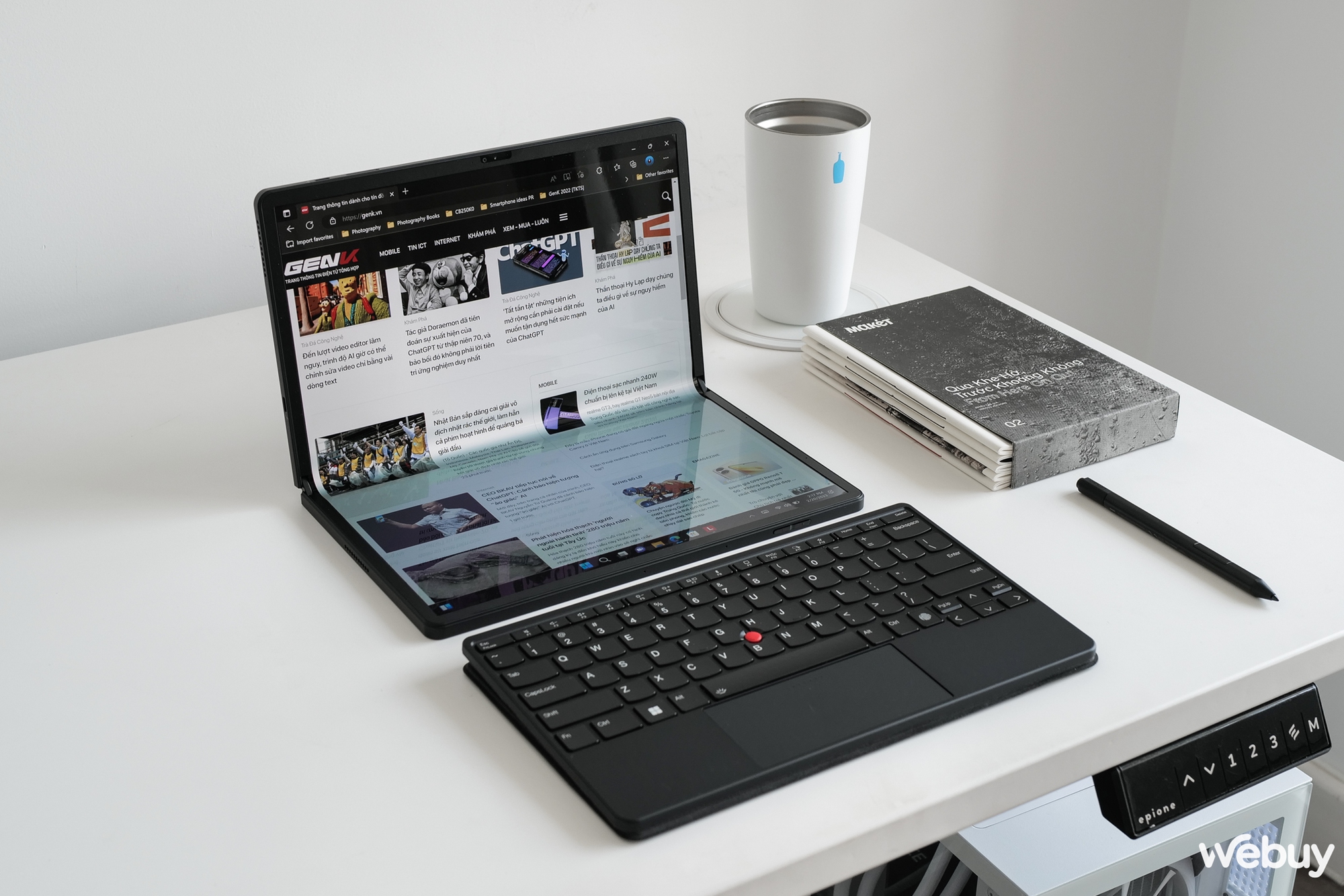 Cận cảnh Lenovo ThinkPad X1 Fold 16 Gen 1: Laptop doanh nhân 16 inch trong  thân hình máy tính bảng