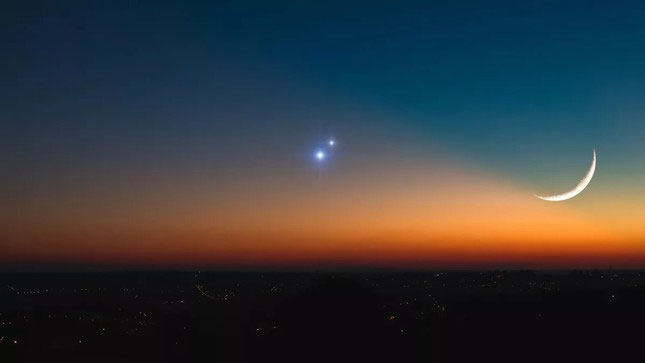 Khoảnh khắc hiếm có: Hai hành tinh &quot;rực rỡ&quot; nhất hệ Mặt trời giao hội trên bầu trời, ở Việt Nam có thể nhìn thấy bằng mắt thường - Ảnh 3.