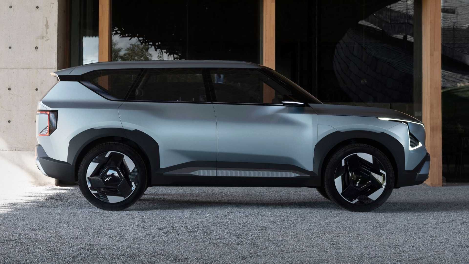 Kia EV5 Concept chính thức chào sân: SUV điện cỡ nhỏ đàn em EV9 vừa ra mắt - Ảnh 5.