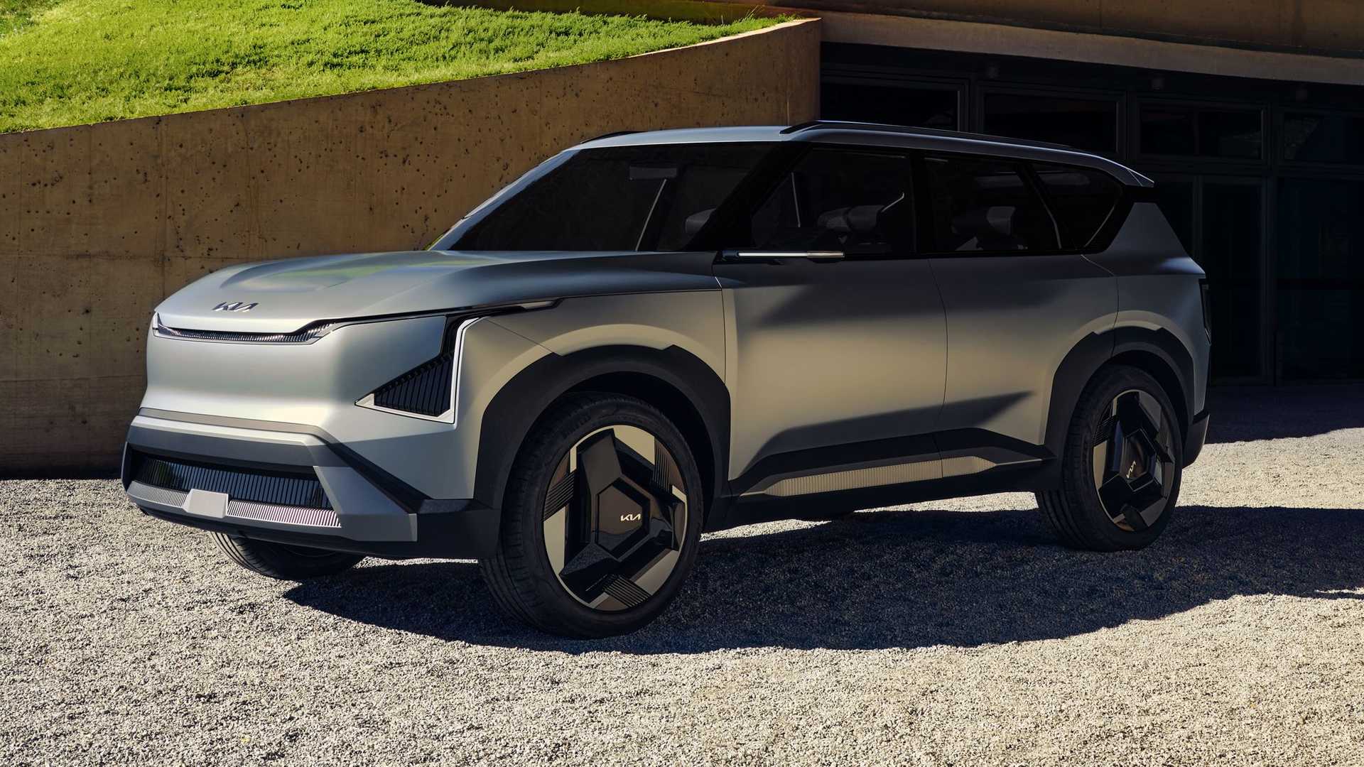 Kia EV5 Concept chính thức chào sân: SUV điện cỡ nhỏ đàn em EV9 vừa ra mắt - Ảnh 2.