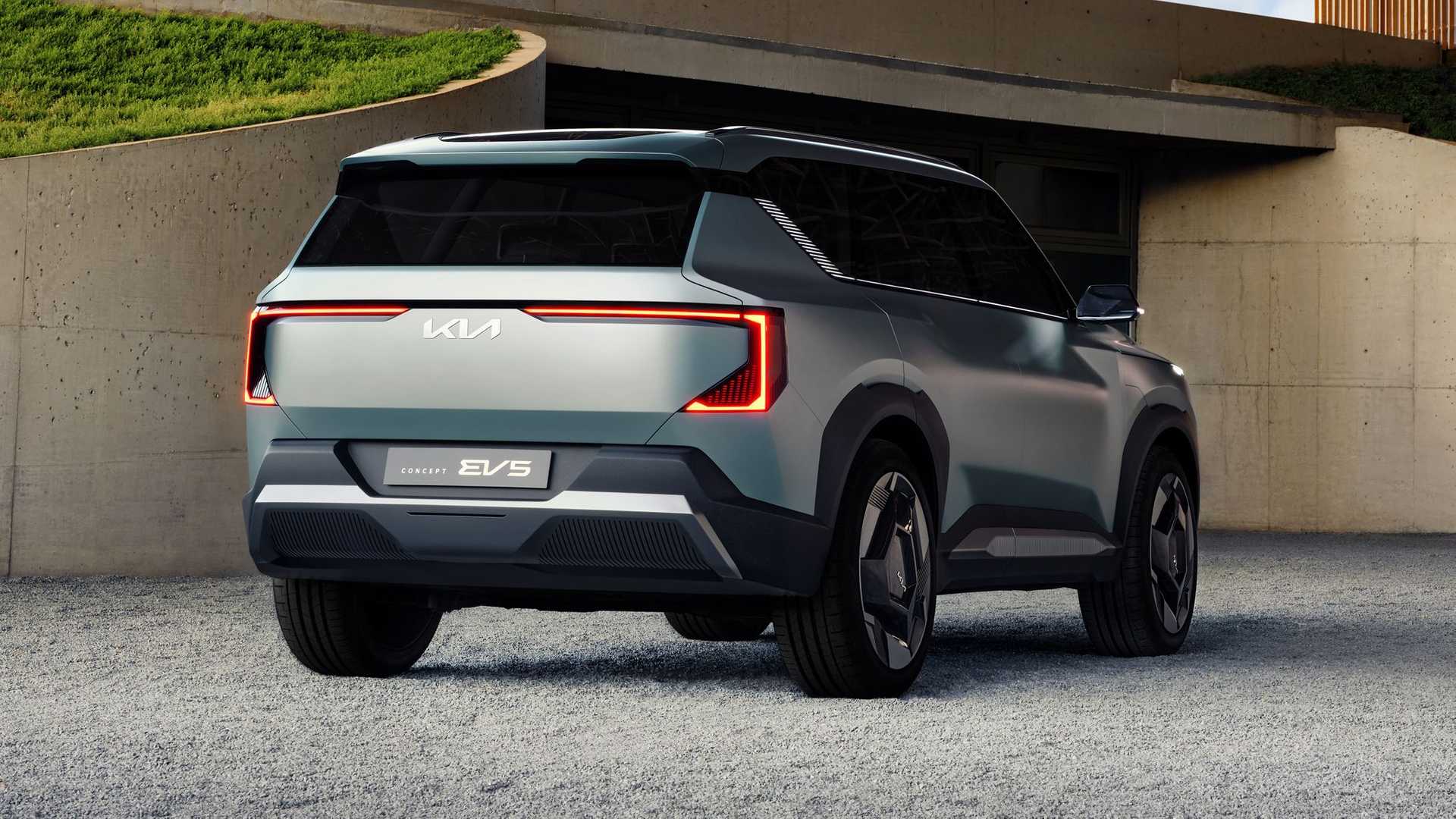 Kia EV5 Concept chính thức chào sân: SUV điện cỡ nhỏ đàn em EV9 vừa ra mắt - Ảnh 7.