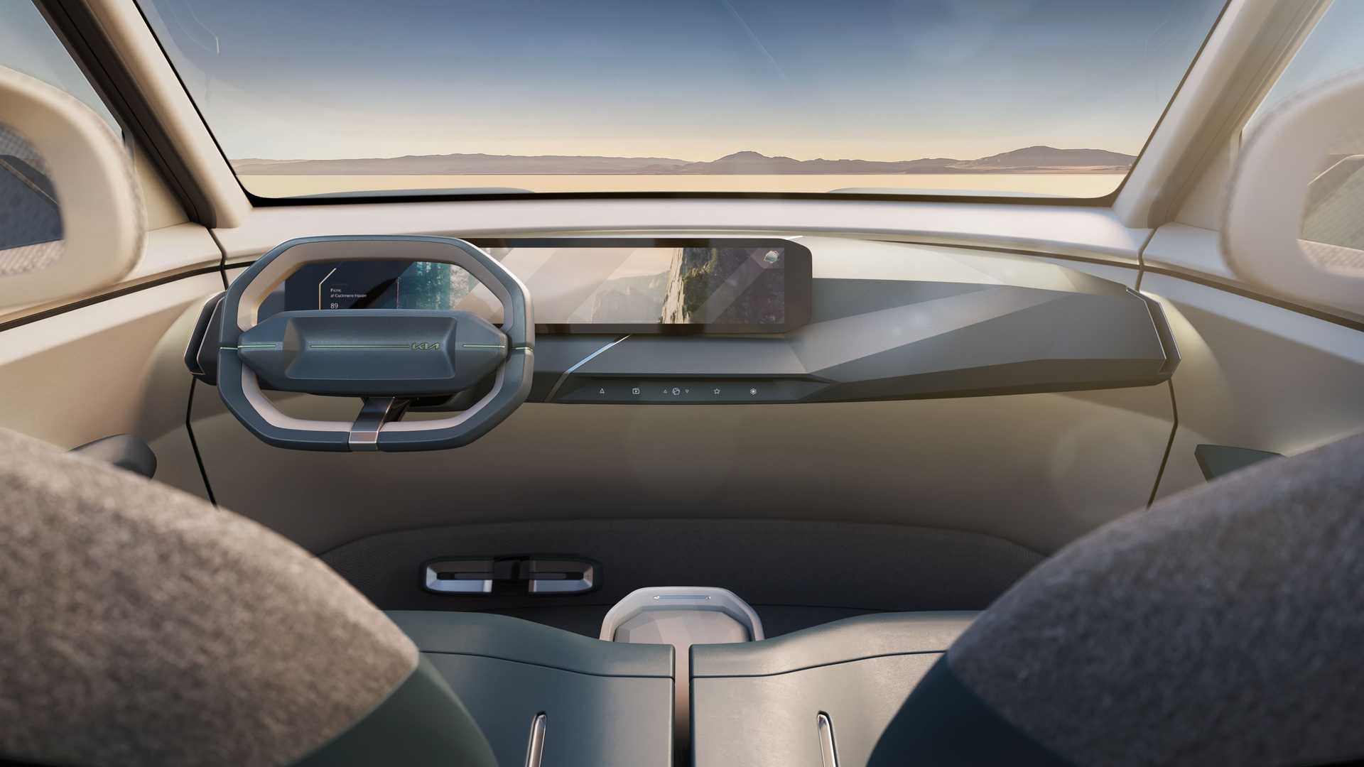 Kia EV5 Concept chính thức chào sân: SUV điện cỡ nhỏ đàn em EV9 vừa ra mắt - Ảnh 10.