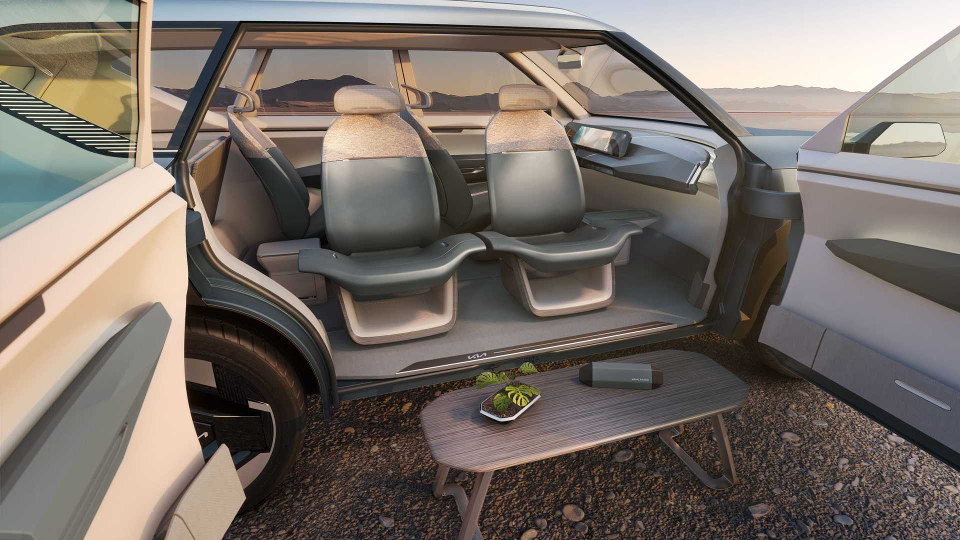 Kia EV5 Concept chính thức chào sân: SUV điện cỡ nhỏ đàn em EV9 vừa ra mắt - Ảnh 3.