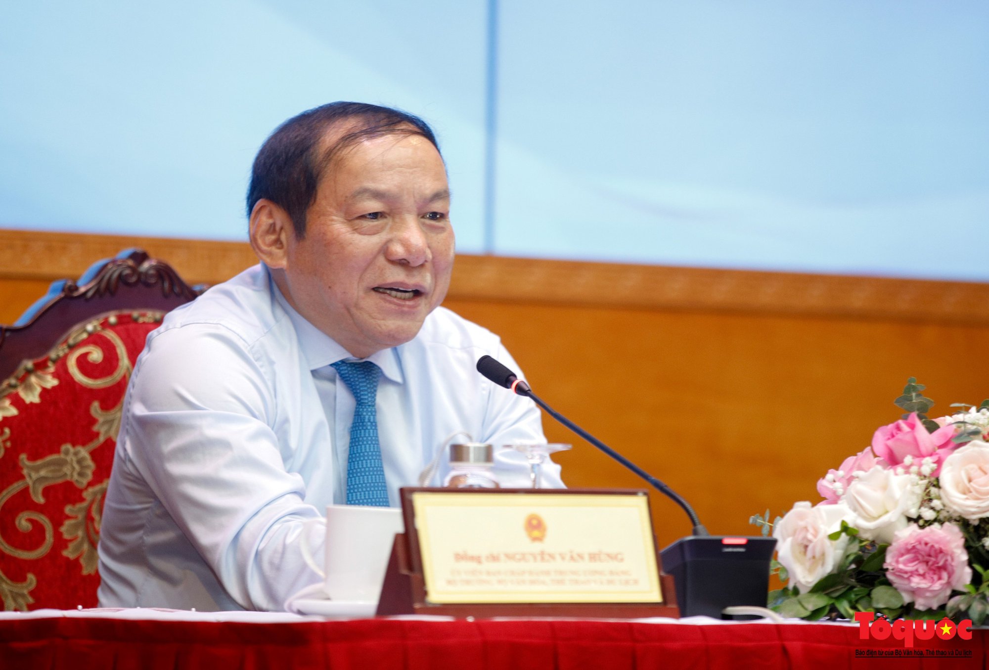 Bộ trưởng Nguyễn Văn Hùng đối thoại với thanh niên: Đoàn kết, dân chủ để đưa &quot;con thuyền&quot; VHTTDL đến đích - Ảnh 3.