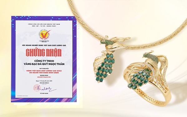 11 năm liên tiếp Ngọc Thẩm Jewelry giữ vững danh hiệu hàng Việt Nam chất lượng cao - Ảnh 1.