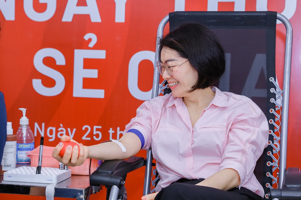 Văn Phú - Invest phối hợp cùng Bệnh viện Nhi Trung ương tổ chức ngày hội hiến máu ý nghĩa - Ảnh 4.