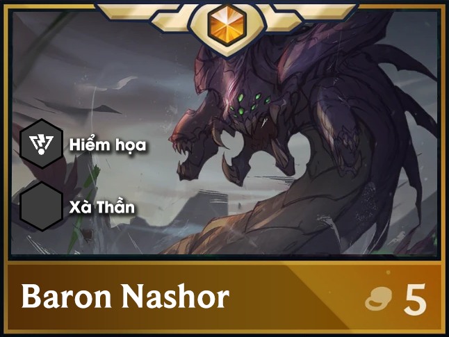 Baron Nashor có thể trở thành quân cờ 5 vàng thuộc Hiểm Họa - Xà Thần ở mùa 8.5