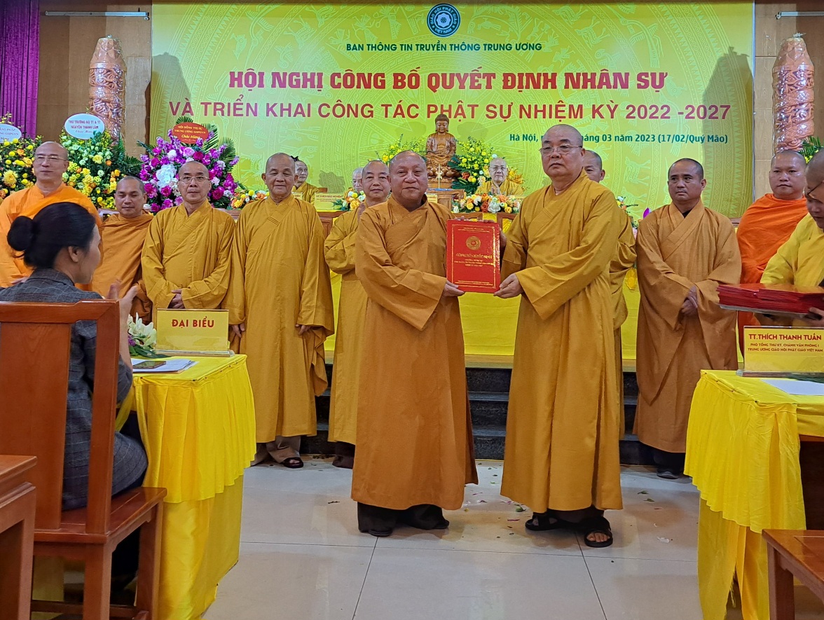 Công bố nhân sự mới Ban Thông tin Truyền thông Giáo hội Phật giáo Việt Nam - Ảnh 2.
