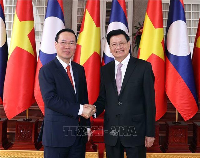 Quan hệ hữu nghị vĩ đại, đoàn kết đặc biệt và hợp tác toàn diện Việt Nam - Lào phát triển tốt đẹp - Ảnh 2.