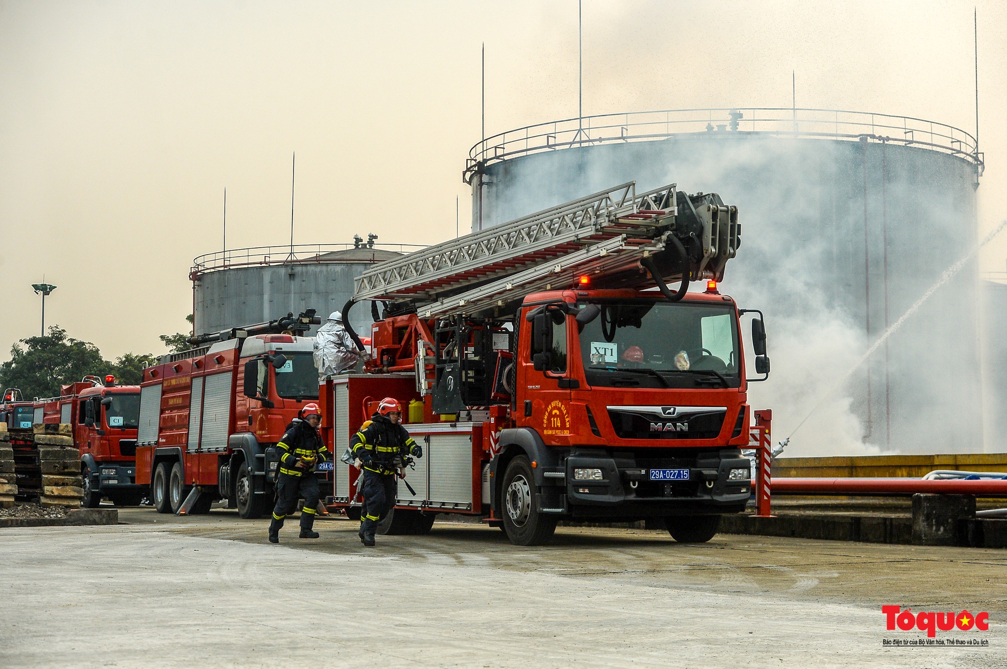 Phương án xử lý chữa cháy và cứu nạn, cứu hộ tại Tổng kho Xăng dầu Đức Giang - Ảnh 3.