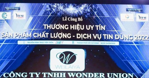 Weilaiya - Wonder Union và phương châm xây dựng thương hiệu uy tín quốc gia - Ảnh 1.