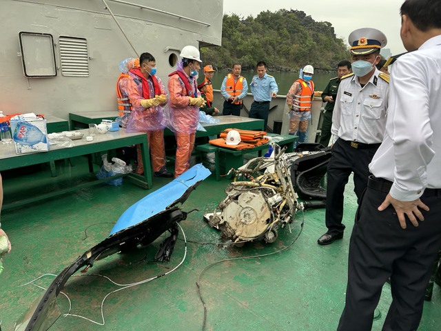 Công ty bảo hiểm PVI lên tiếng vụ máy bay rơi ở Vịnh Hạ Long - Ảnh 1.