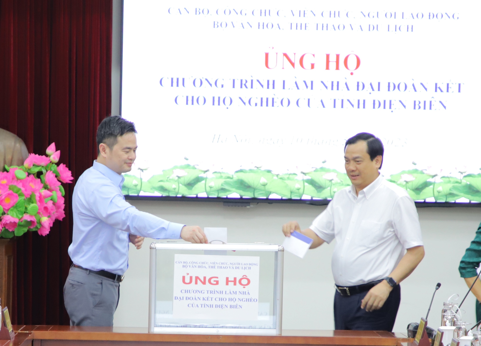 Bộ VHTTDL ủng hộ Chương trình xây nhà đại đoàn kết cho hộ nghèo của tỉnh Điện Biên - Ảnh 5.
