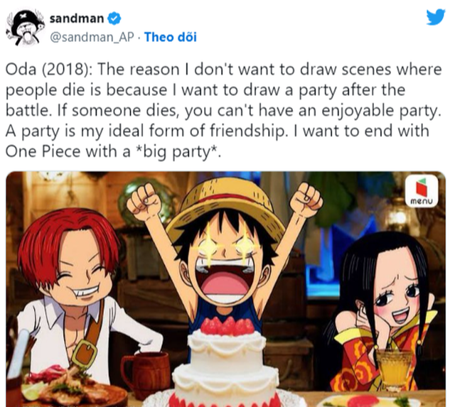 Lý do tại sao Oda hạn chế vẽ cảnh hy sinh trong One Piece - Ảnh 2.