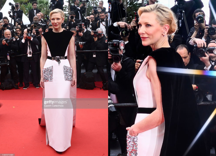 Thảm đỏ LHP Cannes 2023 ngày 4: Thang Duy đẹp tựa công chúa, Natalie Portman - Cate Blanchett nổi bật không kém cạnh - Ảnh 3.