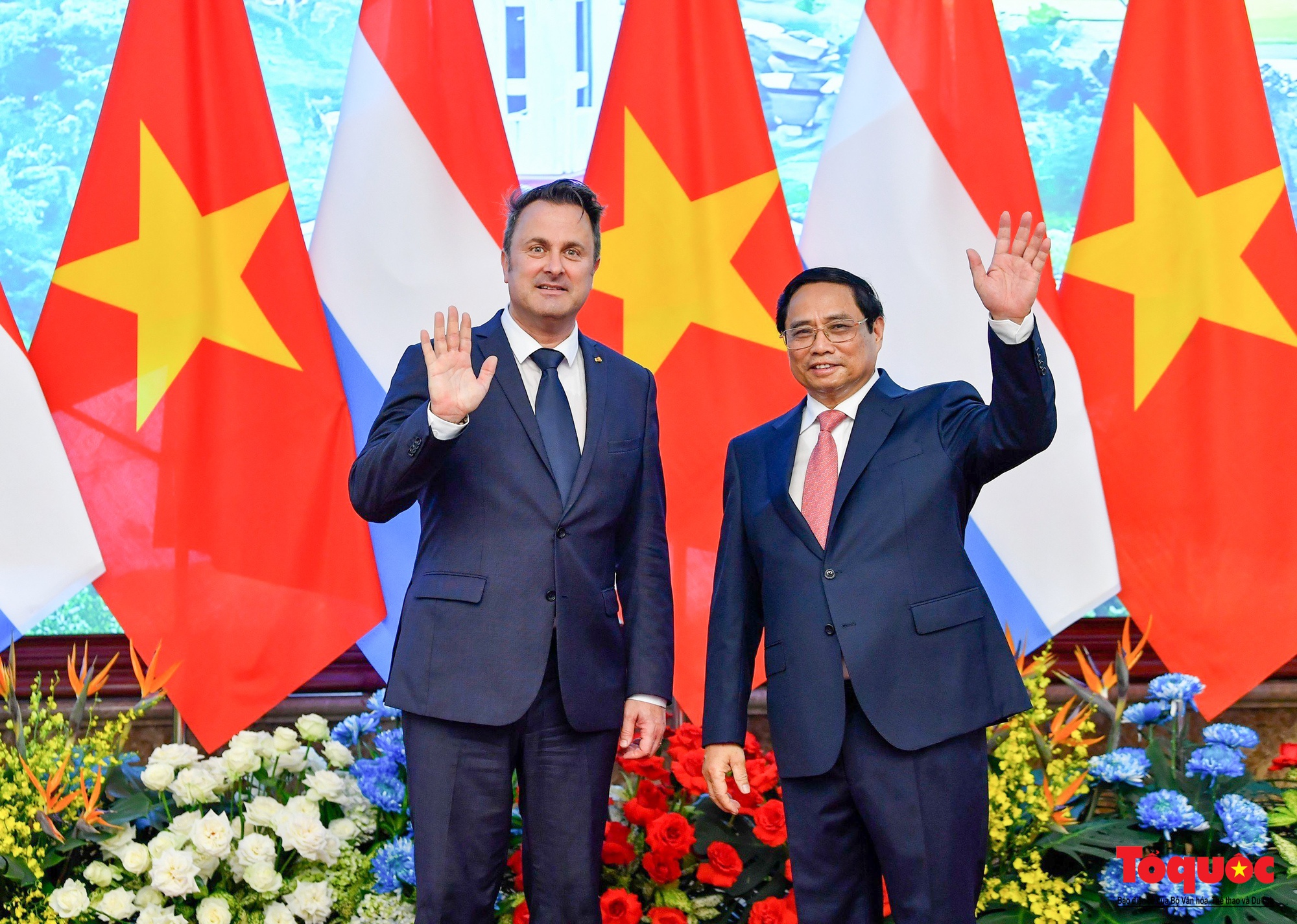 Thủ tướng Phạm Minh Chính chủ trì đón, hội đàm với Thủ tướng Luxembourg - Ảnh 12.