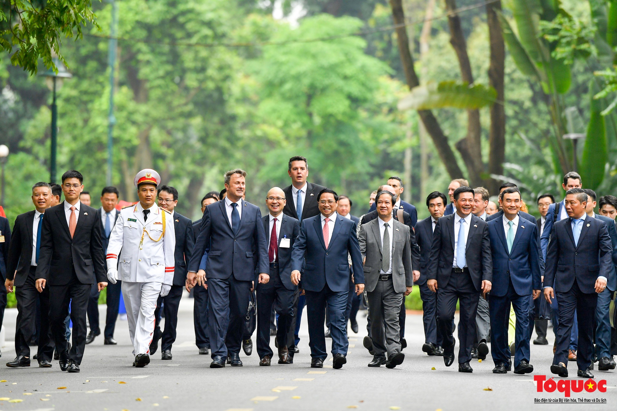 Thủ tướng Phạm Minh Chính chủ trì đón, hội đàm với Thủ tướng Luxembourg - Ảnh 7.
