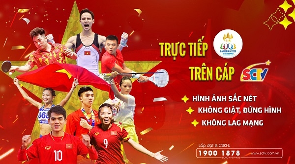 Cùng SCTV cổ vũ cho đoàn thể thao Việt Nam tại Seagames 32. - Ảnh 1.