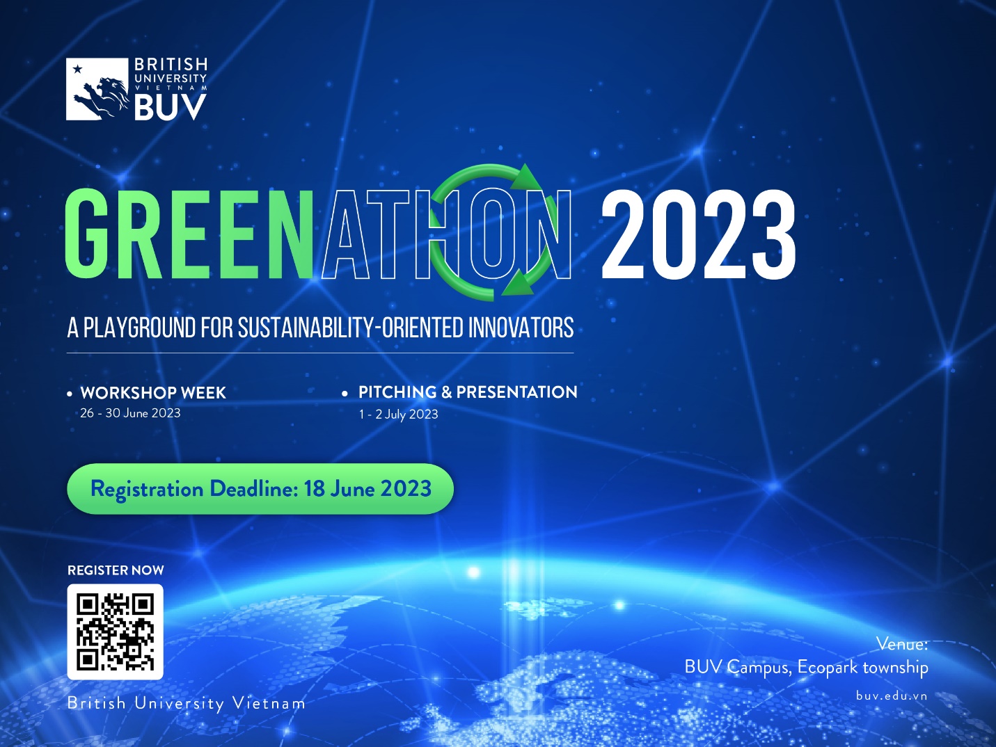 Trường Đại học Anh Quốc Việt Nam thể hiện cam kết phát triển bền vững với cuộc thi khởi nghiệp xanh Greenathon - Ảnh 1.