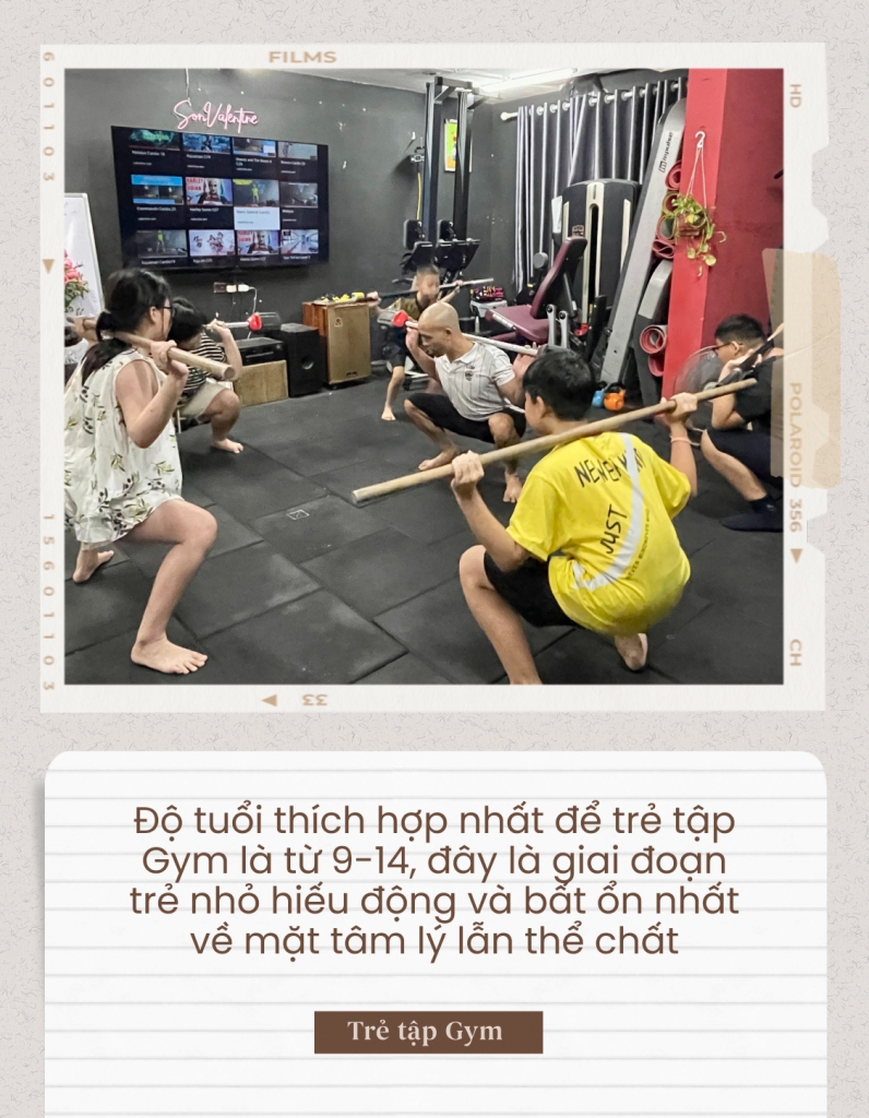 Hè này bố mẹ cho con tập Gym giúp bé khỏe mạnh, giảm căng thẳng, tránh xa các thiết bị điện tử - Ảnh 4.