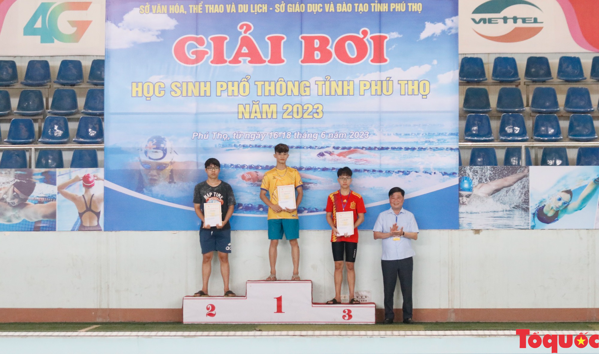 Phú Thọ bế mạc Giải Bơi - Điền kinh học sinh phổ thông tỉnh năm 2023 - Ảnh 11.