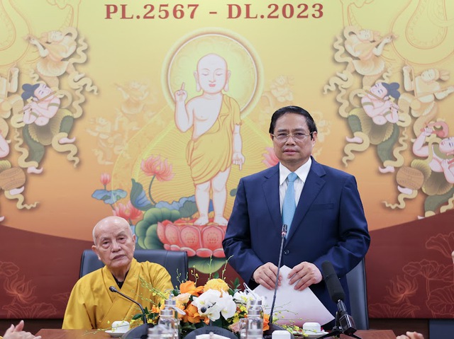 Thủ tướng: Phật giáo là một phần quan trọng trong đời sống văn hóa tinh thần của dân tộc - Ảnh 2.