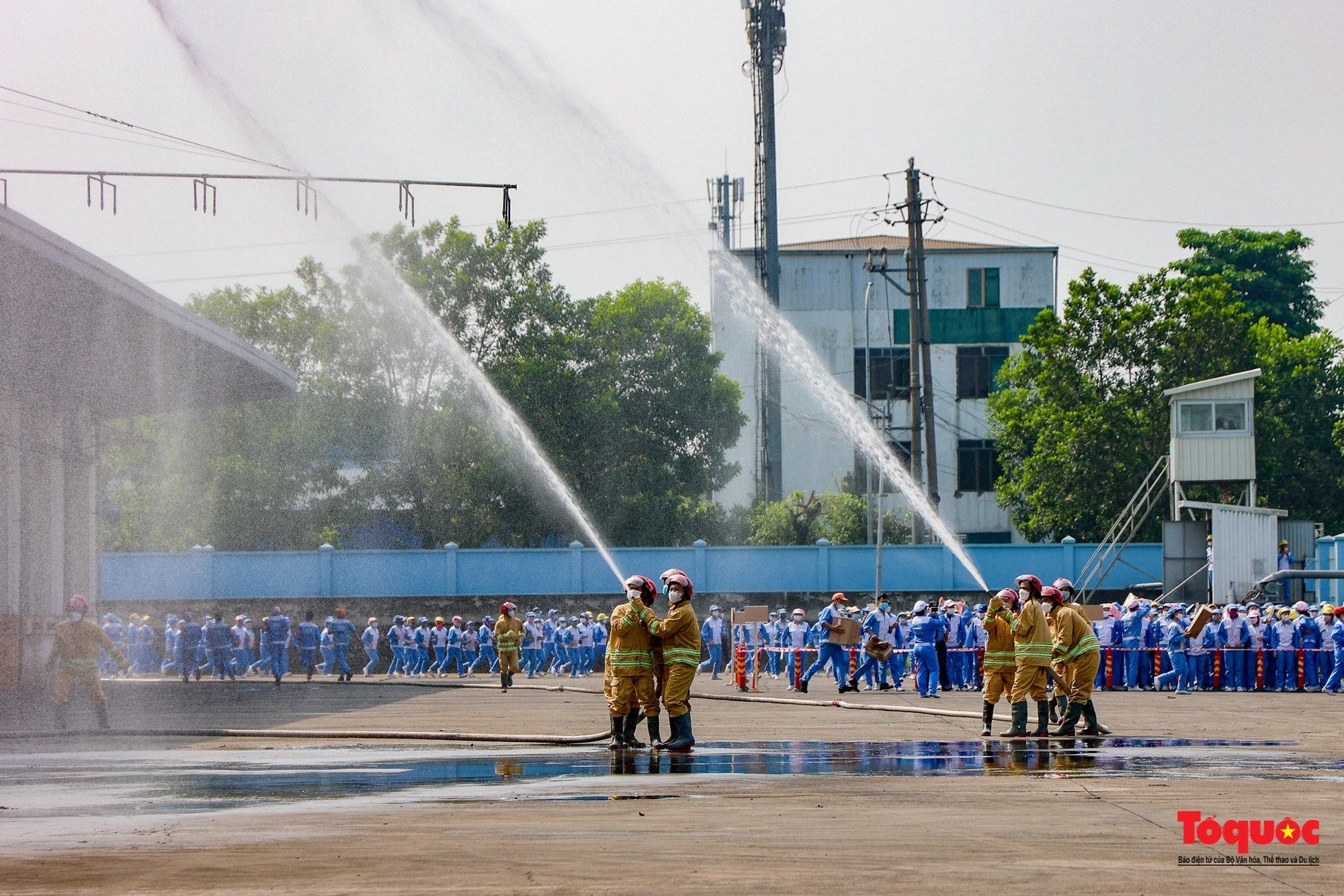 Hà Nội: Phòng chống cháy nổ được đặt lên hàng đầu ở các khu công nghiệp Mê Linh - Ảnh 4.