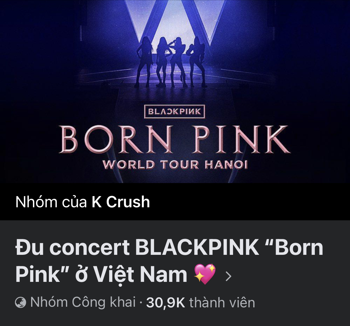 Poster thông báo concert tại Hà Nội của BLACKPINK đạt tương tác khủng, sức mạnh fan Việt 