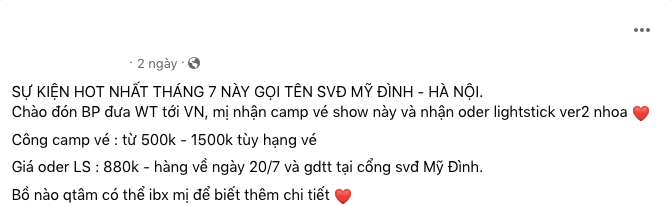 Vé chính thức chưa công bố nhưng vé chợ đen đã đôn giá cả chục triệu đồng, BTC concert BLACKPINK tại Việt Nam cảnh báo lừa đảo! - Ảnh 2.