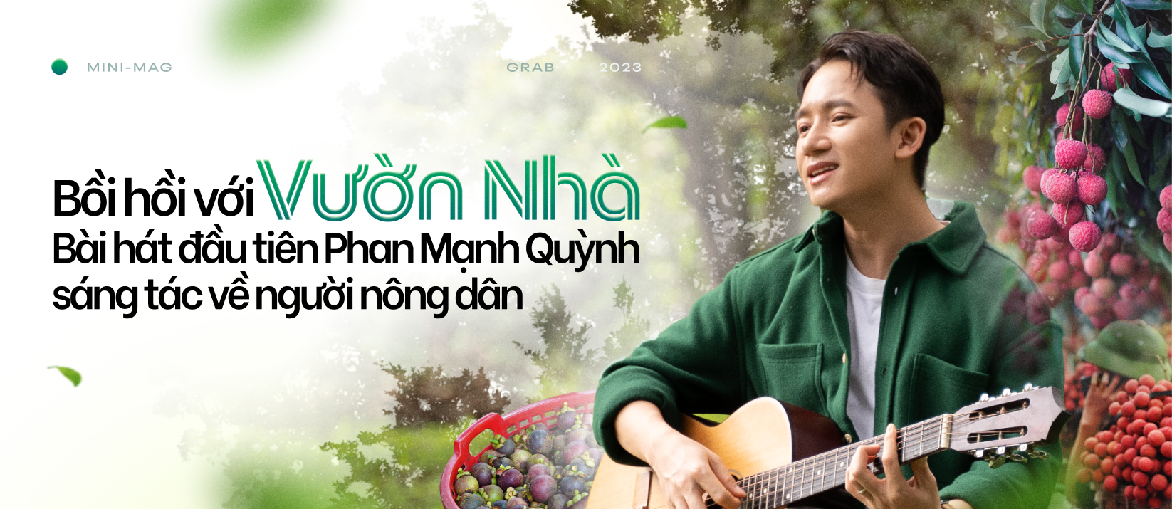 Bồi hồi với Vườn Nhà - Bài hát đầu tiên Phan Mạnh Quỳnh sáng tác về người nông dân - Ảnh 1.