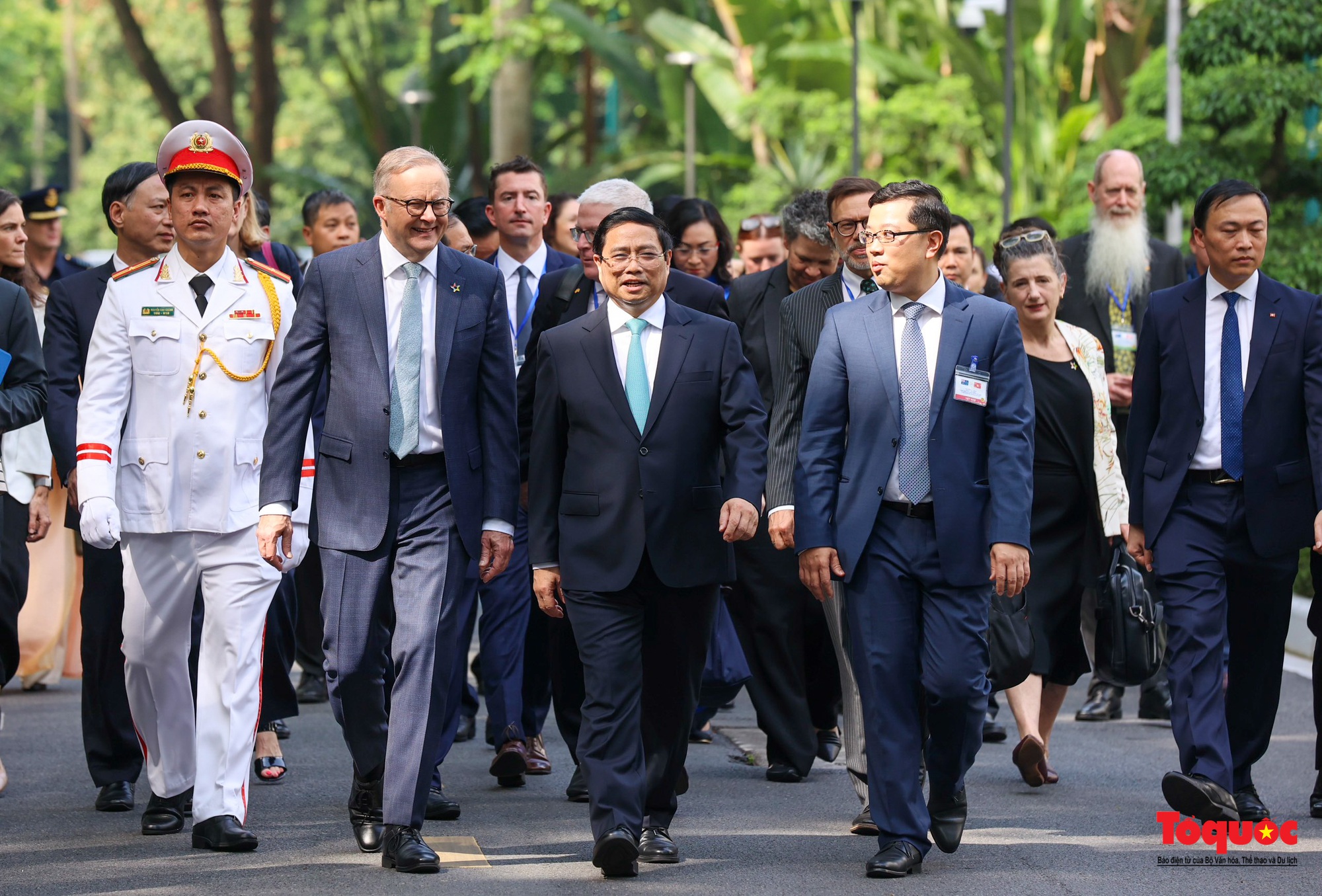 Thủ tướng Phạm Minh Chính chủ trì lễ đón Thủ tướng Úc Anthony Albanese - Ảnh 8.