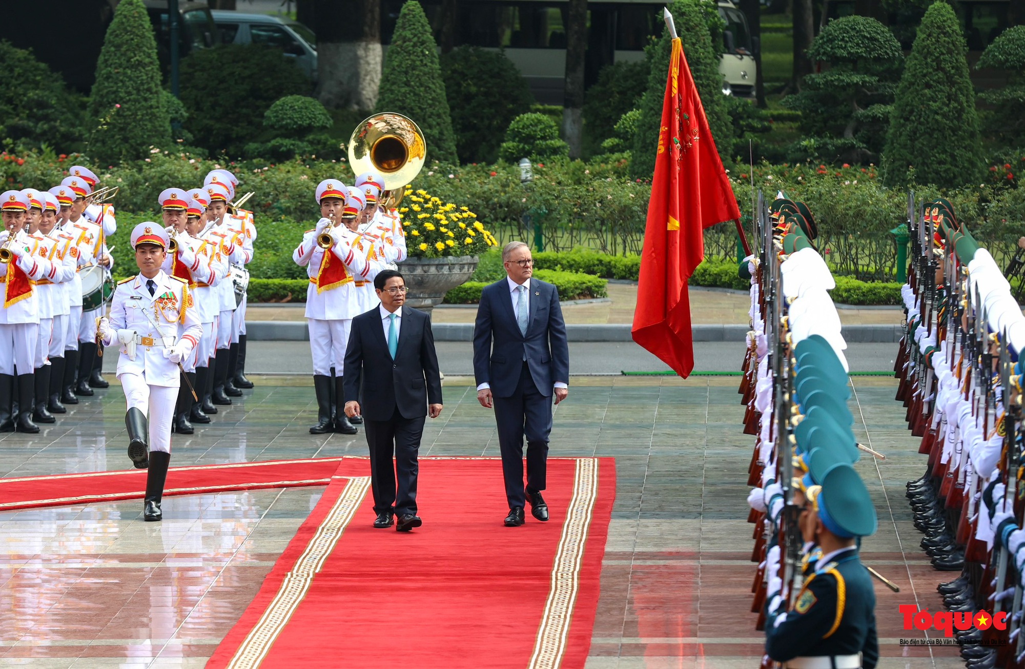 Thủ tướng Phạm Minh Chính chủ trì lễ đón Thủ tướng Úc Anthony Albanese - Ảnh 6.